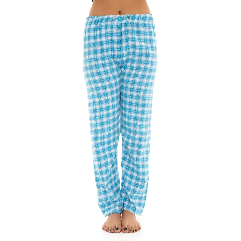 women's pajamas for gift-givingBlue Flannel Lounge Pants