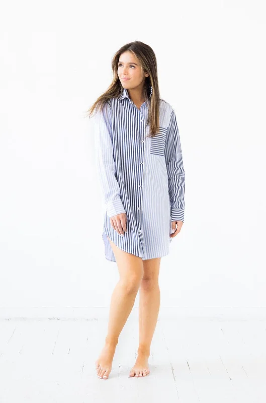 women's pajamas with a touch of whimsical funAmalfi Stripes Resort Shirt