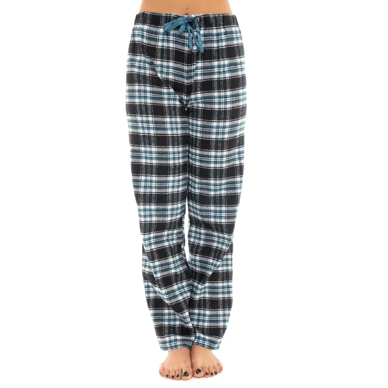 floral print women's pajamasDenim Flannel Lounge Pants