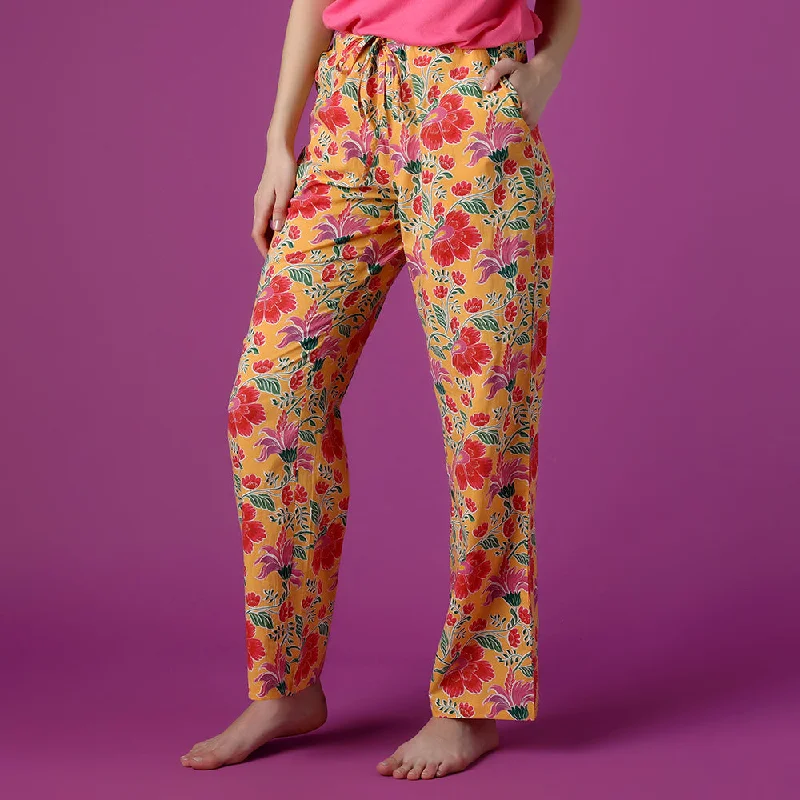 women's pajamas with breathable fabricClarence Yellow  Pant in a bag