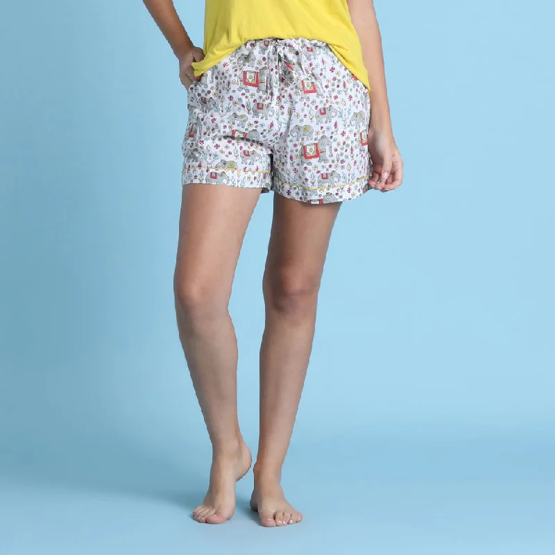 women's pajamas in bold patternsEllie Shorts