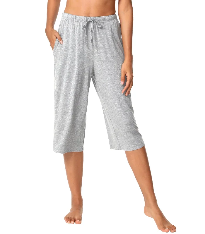 women's pajamas for winter warmthWiWi Womens Bamboo Comfy Capri Pants