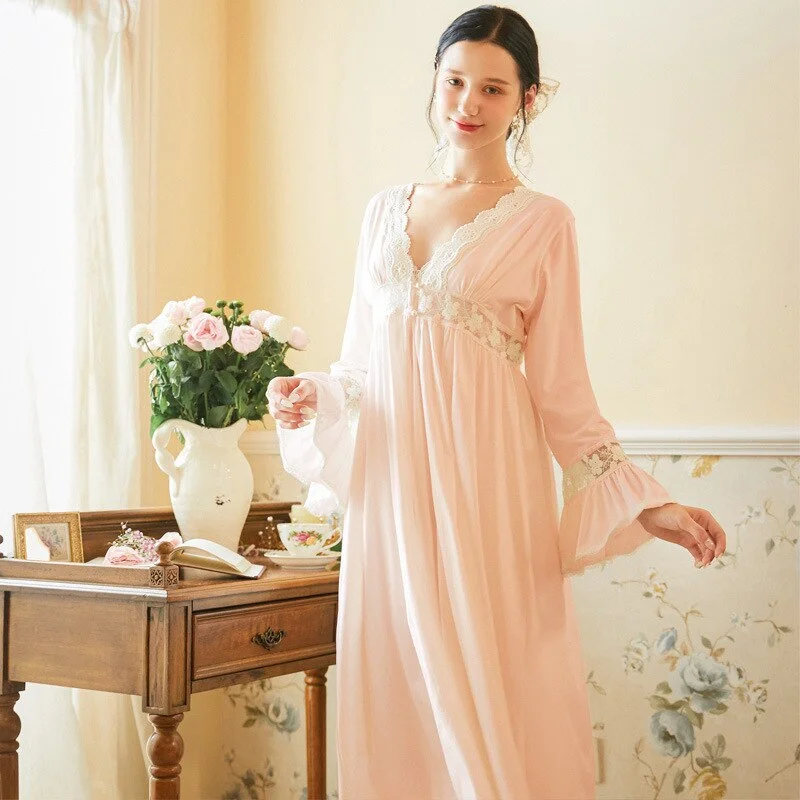 women's pajamas for all-night comfortVintage Robe, Peignoir set, Nightgown Set, Princess Robe, 2 Pc romantic Bride Robe, C35YN