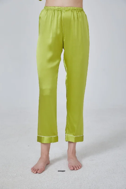 women's pajamas with a stylish cut19 /22Momme Mulberry Silk Long  Pajamas Pants