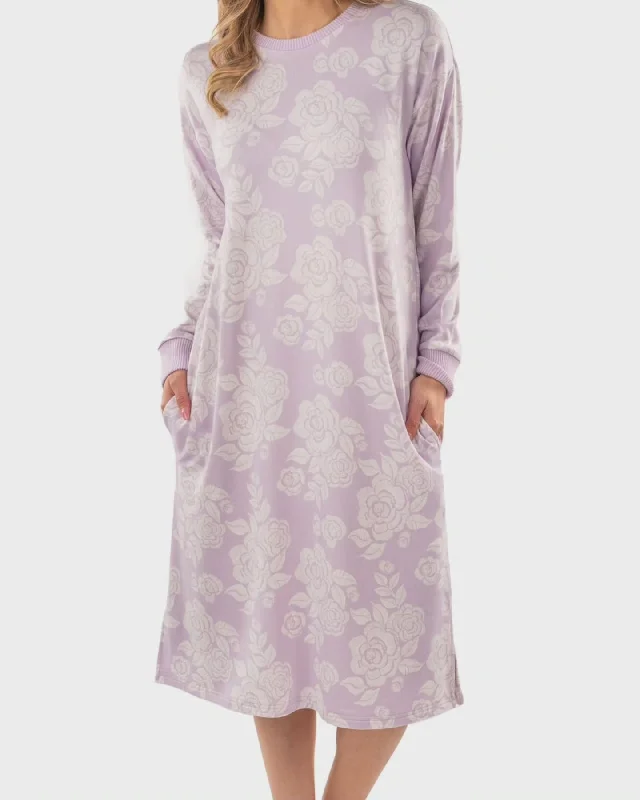 women's pajamas for a cozy night inPatricia Lingerie Long Orchid Gown