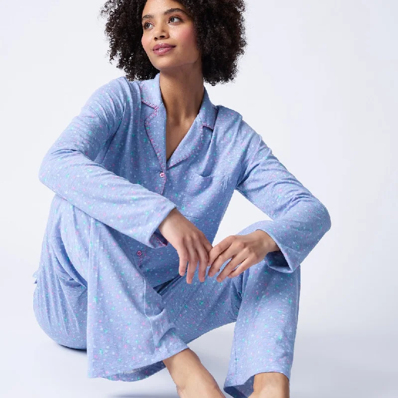 women's pajamas with a subtle shimmerP.J. Salvage Star Gazer Pant