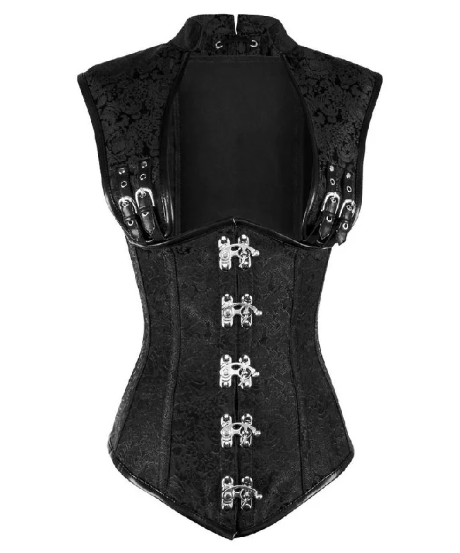 women's pajamas for a good night's sleepfull-body suit with built-in bra for supportNichole Steampunk Steel Bone Corset