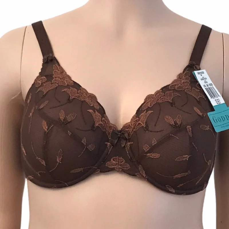 women's pajamas with adjustable waistbandsplus-size demi braGeorgia Bra Chocolate