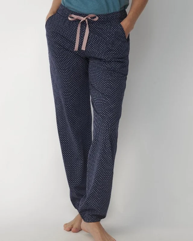 women's pajamas with a relaxed fitMix & Match broek jersey 10207561 0032 BLUE COMBINATION