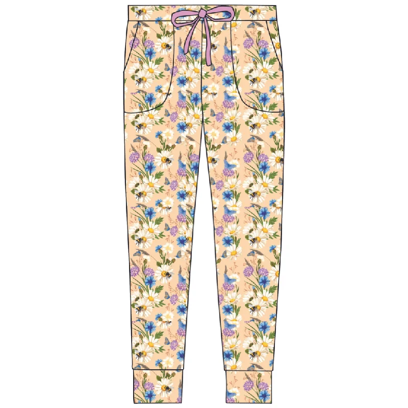 women's pajamas with a touch of elegance and sophisticationWomen Pajama Pants - Morning Glory