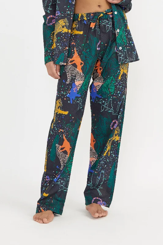 women's pajamas with adjustable waistbandsPyjama Trousers - Noor Print Multi