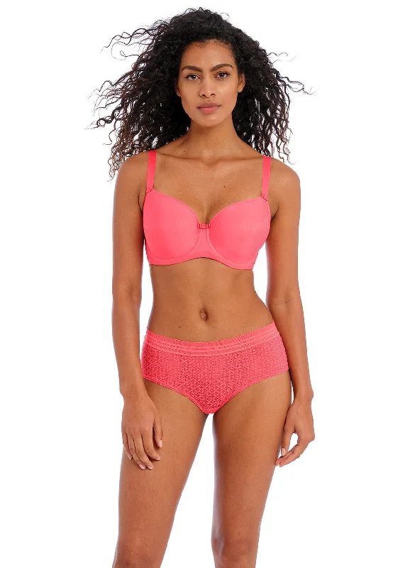 women's pajamas with a classic designwireless bra with stretch fabricSunkissed Coral Freya Idol